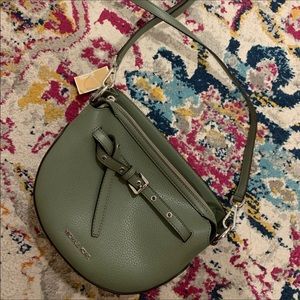 Michael Kors Cross Body Army Green Bag